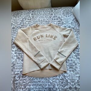 H&M Beige Sweatshirt - Size XS